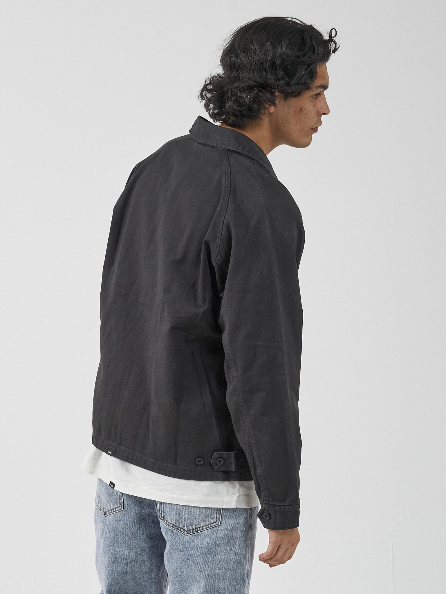 Minimal Thrills Work Jacket - Washed Black