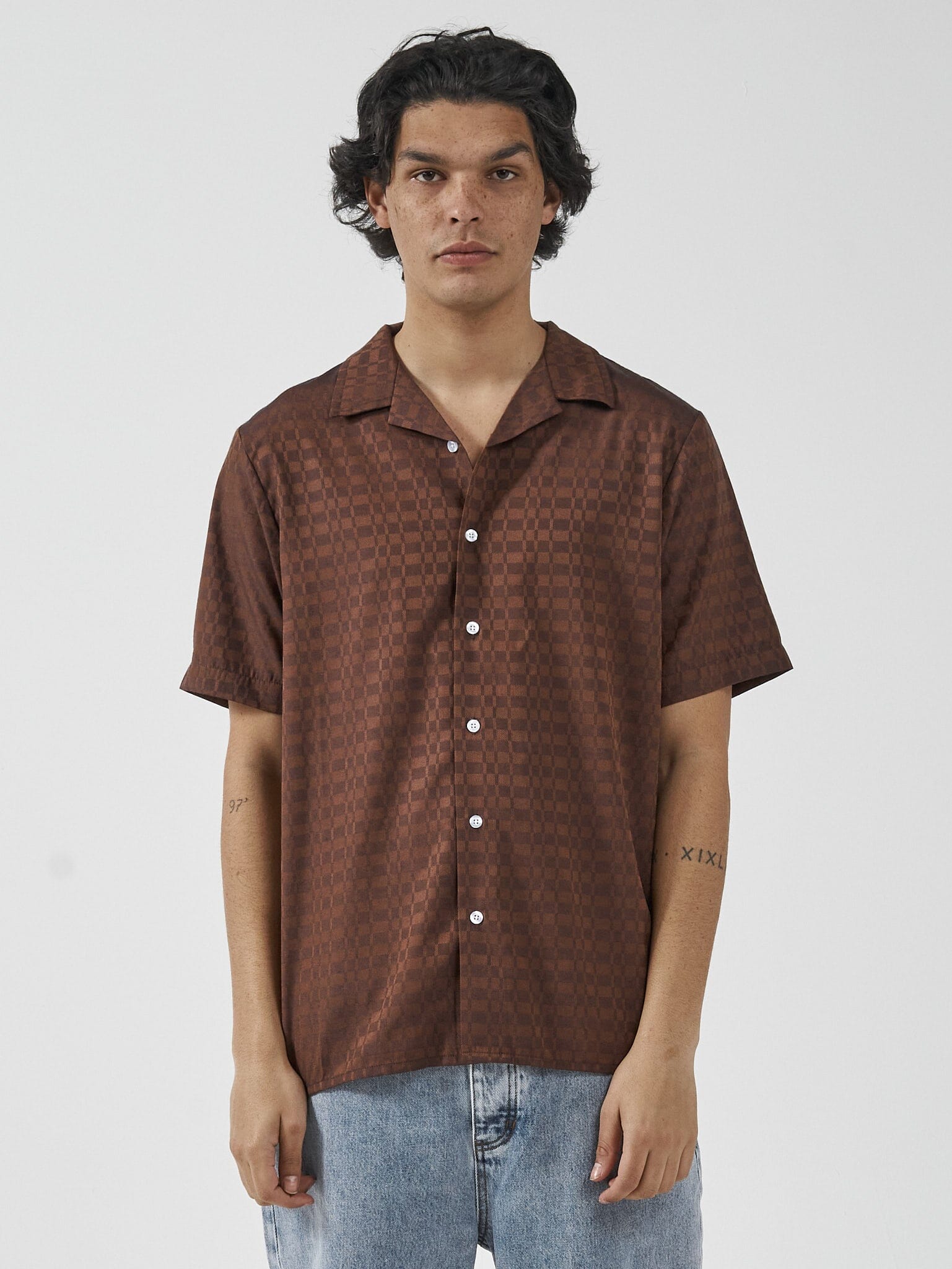 Revel Bowling Shirt - Tortoise Shell