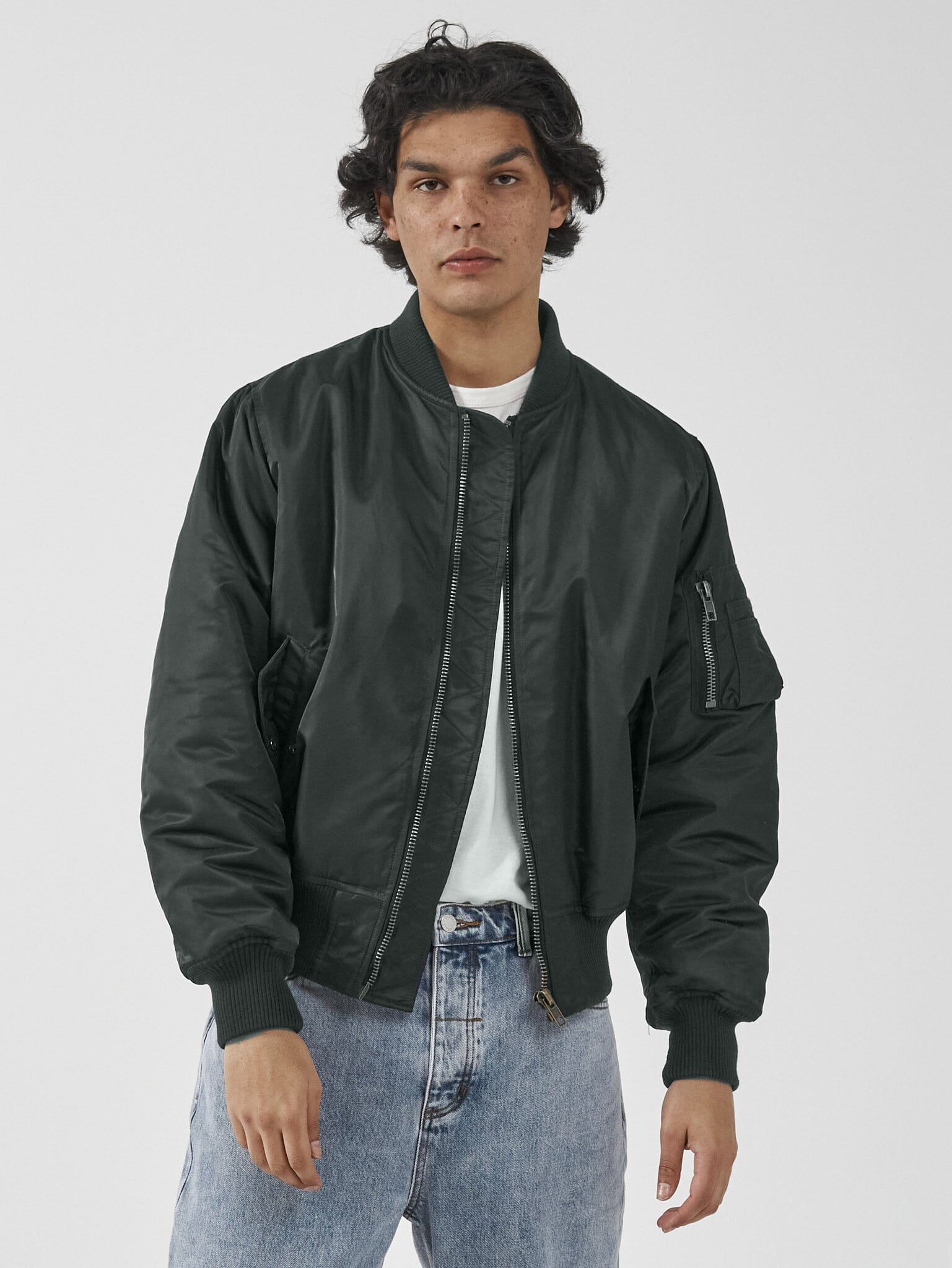 Thrills Union Bomber - Oil Green