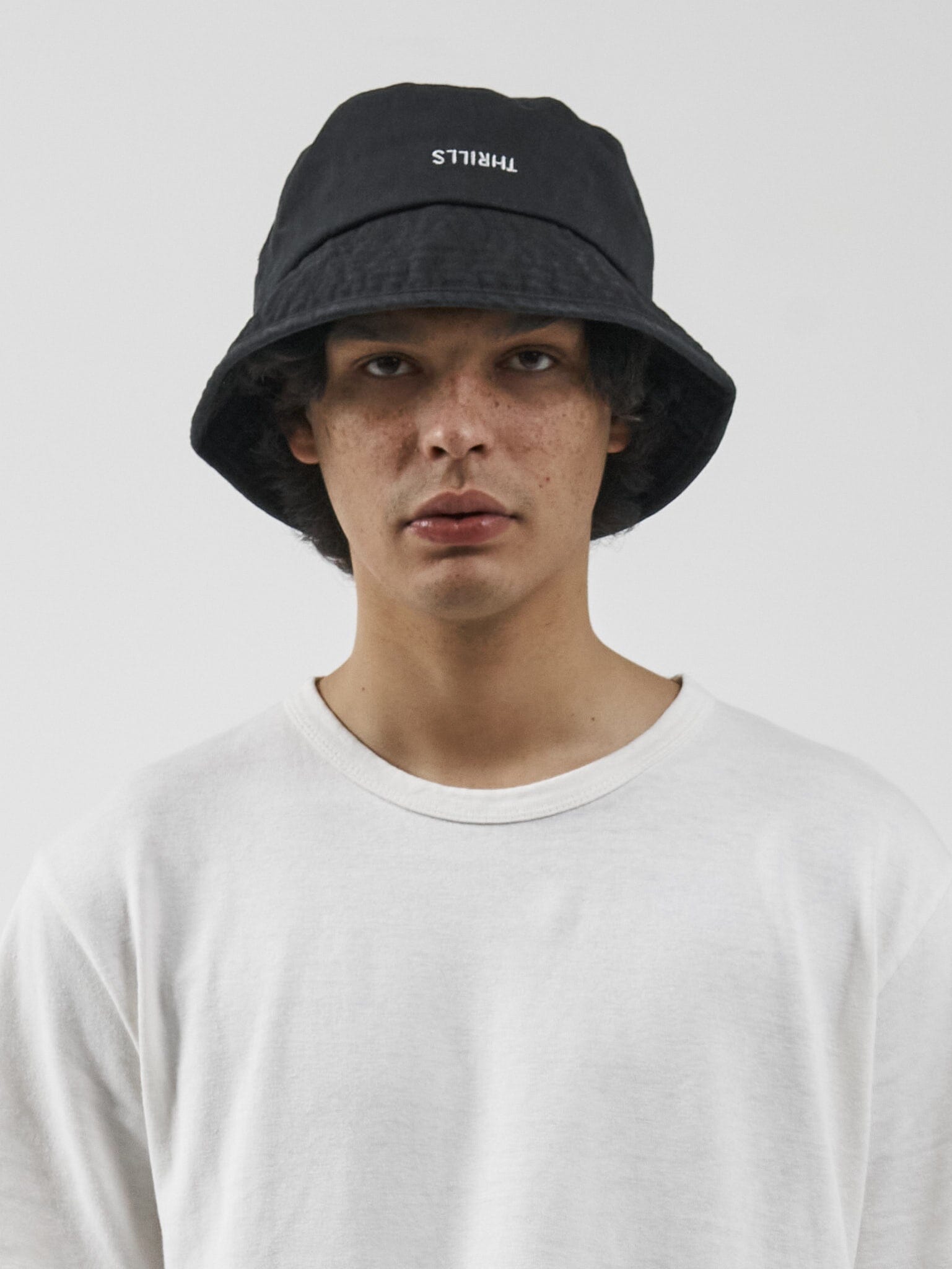 Minimal Thrills Bucket Hat - Washed Black