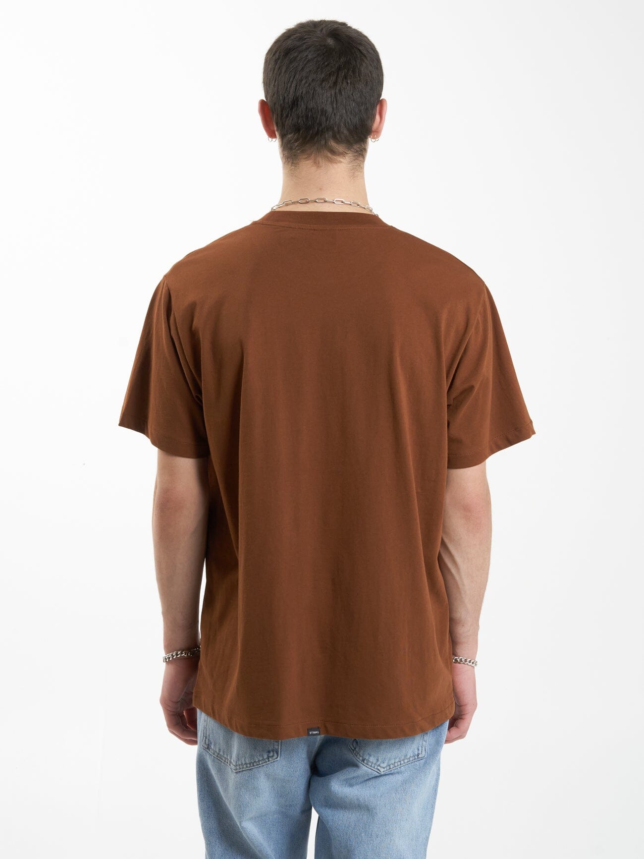 Minimal Thrills Merch Fit Tee - Chestnut