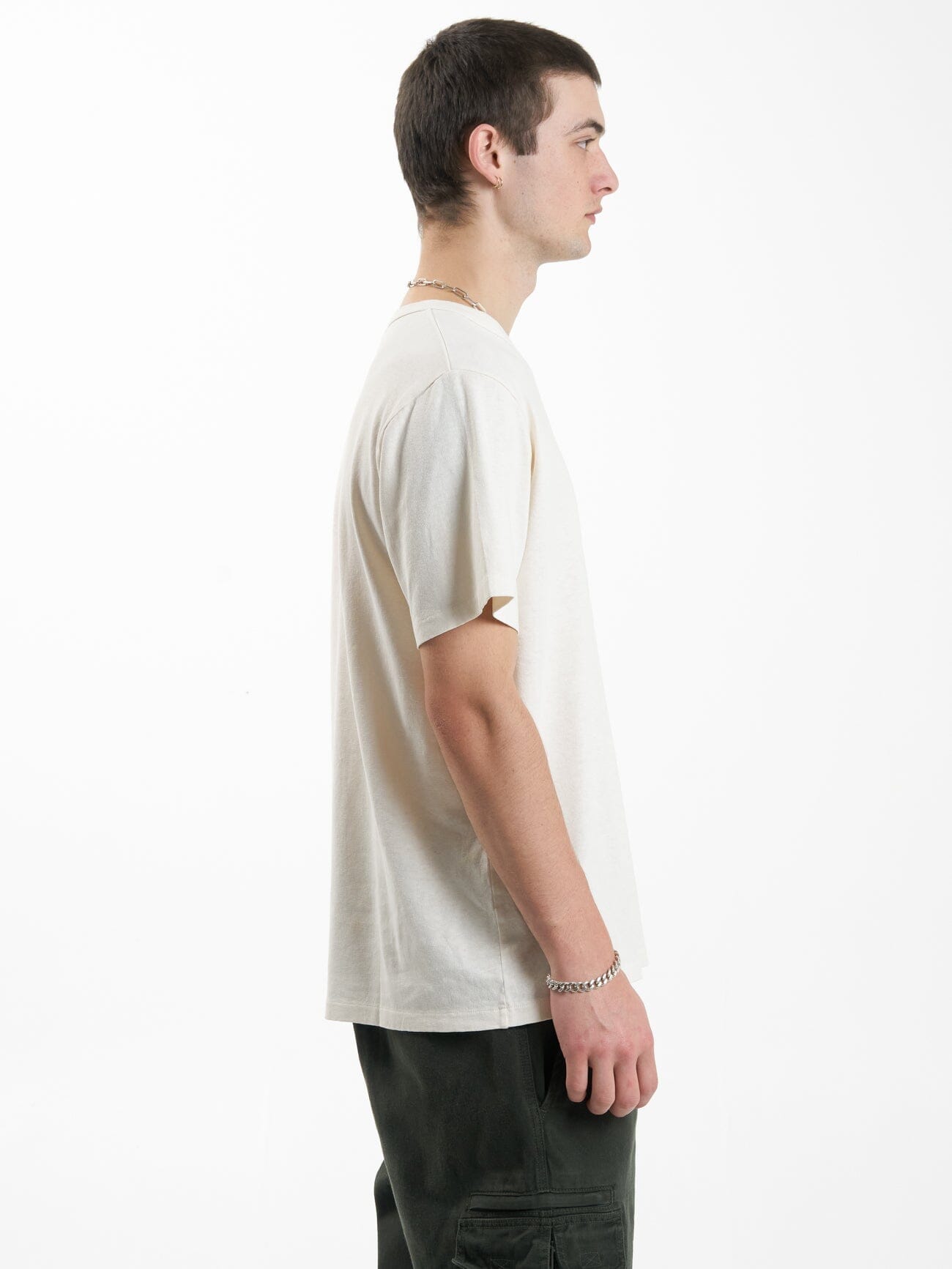 Hemp Experience Existence Merch Fit Tee - Heritage White