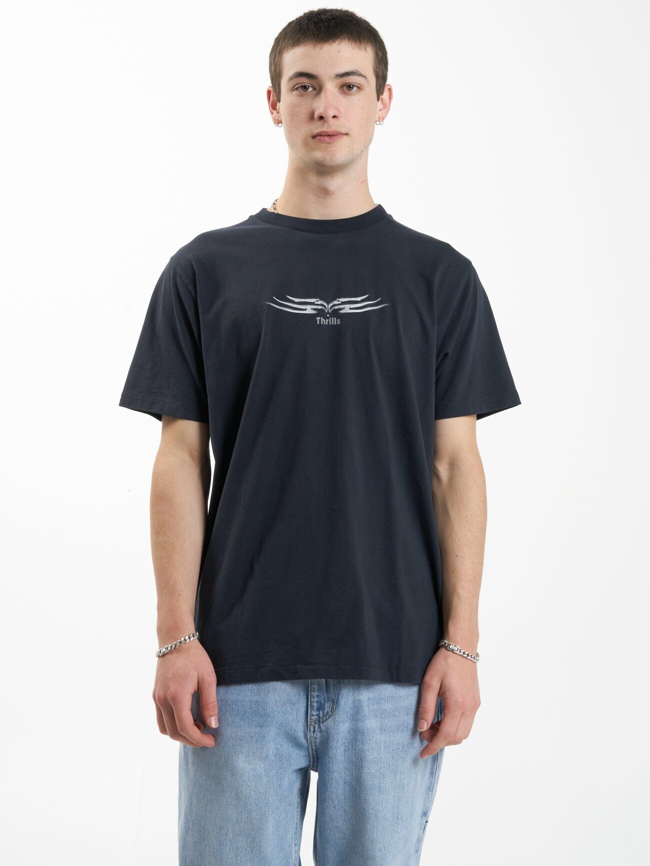 Easy Going Merch Fit Tee - Twilight Black