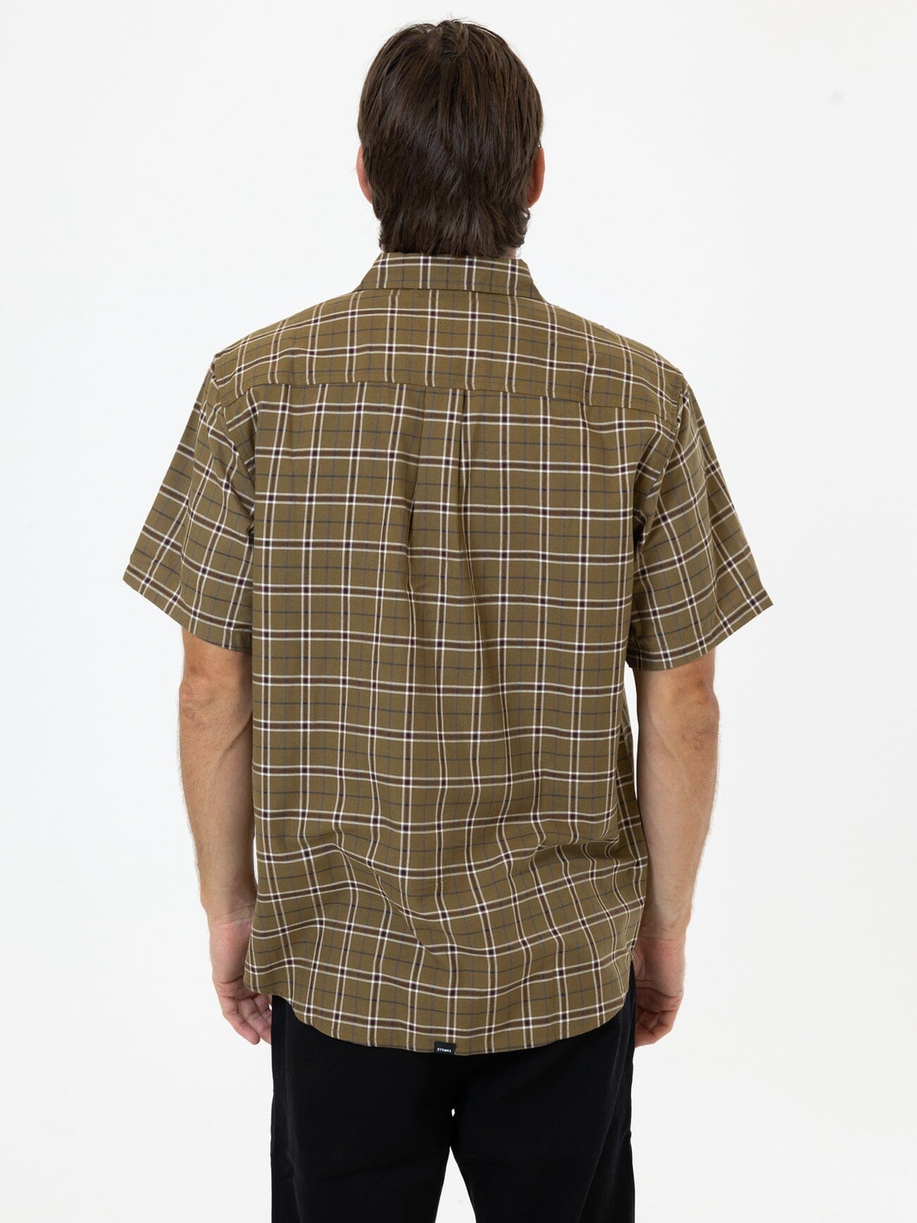 Steadfast Check Short Sleeve Shirt - Mustard Gold