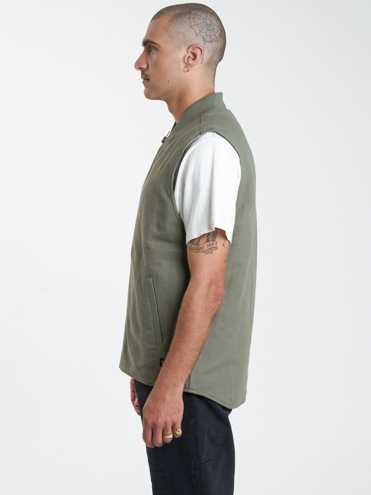 Thrills Union Vest - Mild Army