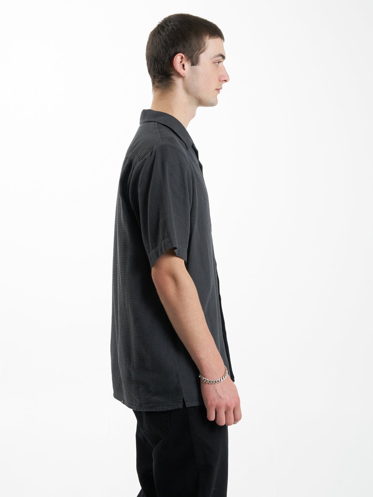 Spectral Bowling Shirt - Dark Charcoal