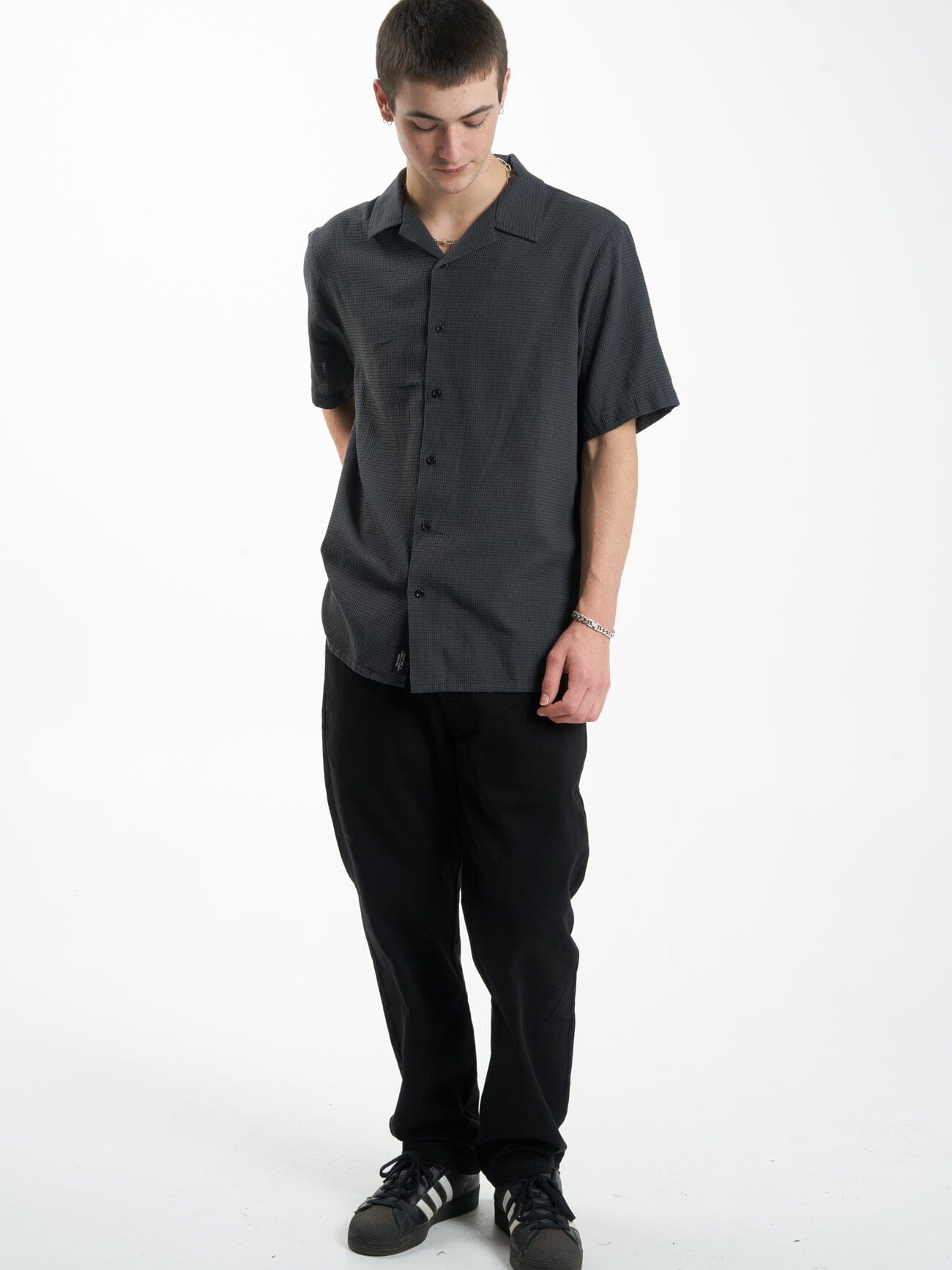 Spectral Bowling Shirt - Dark Charcoal