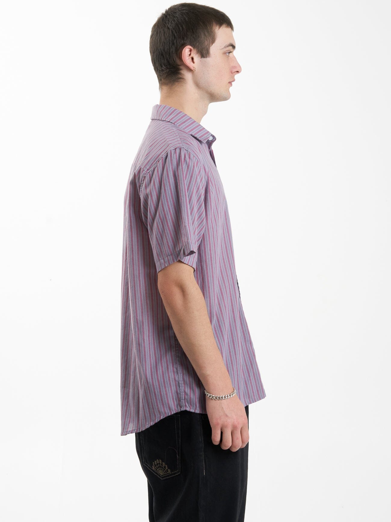 Vibrations Short Sleeve Shirt - Mineral Gray