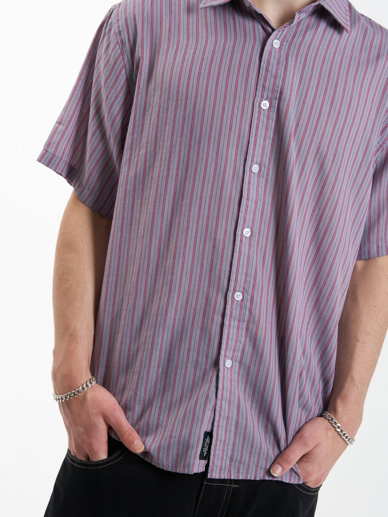 Vibrations Short Sleeve Shirt - Mineral Gray