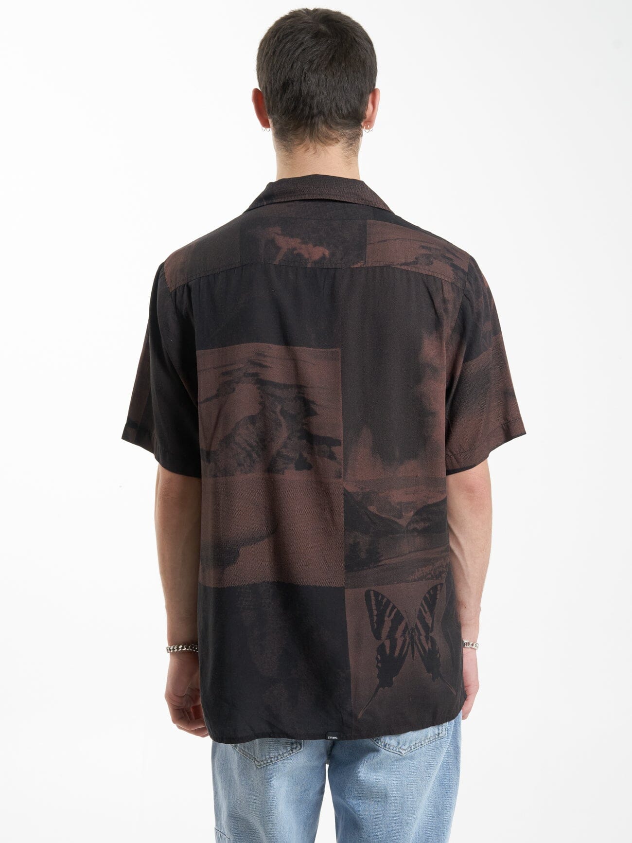 Earthdrone Bowling Shirt - Black