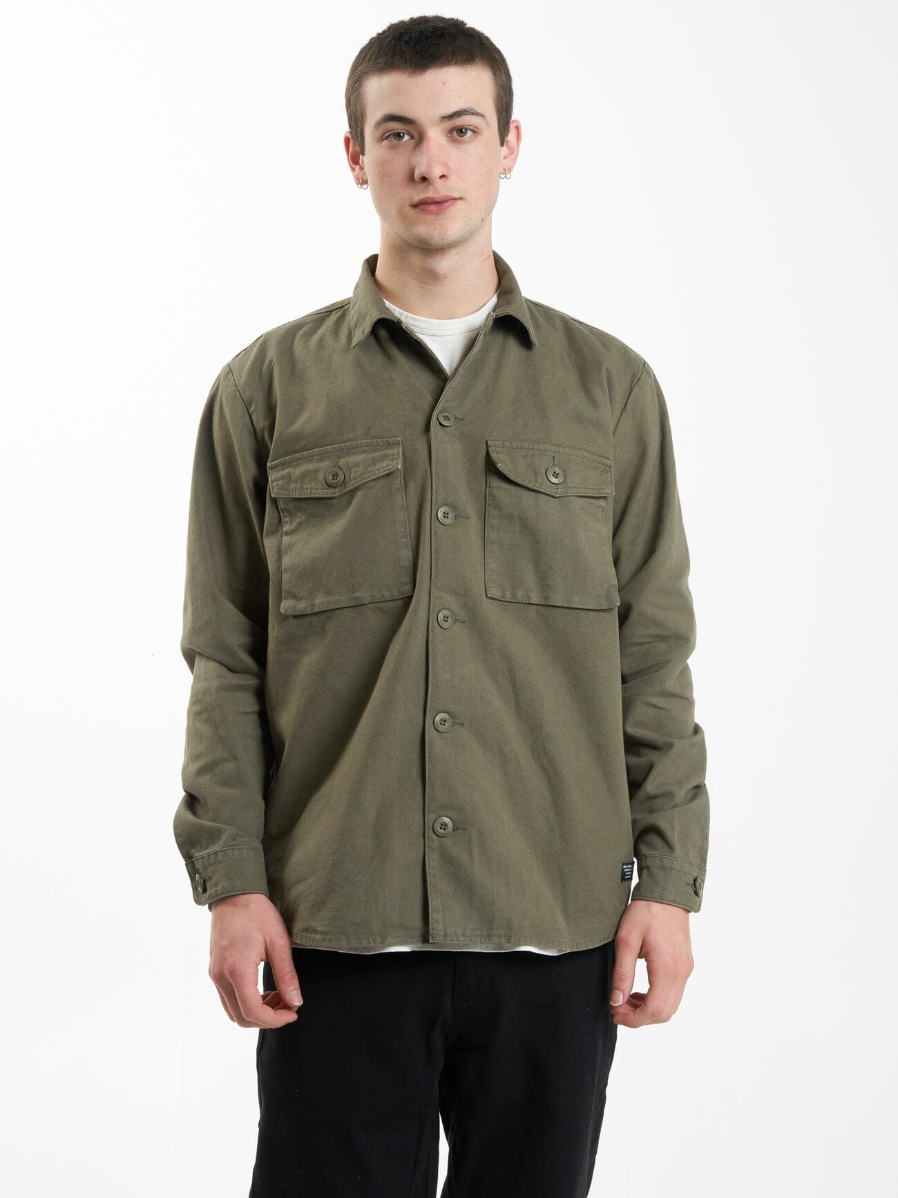 Issued Overshirt - Mild Army