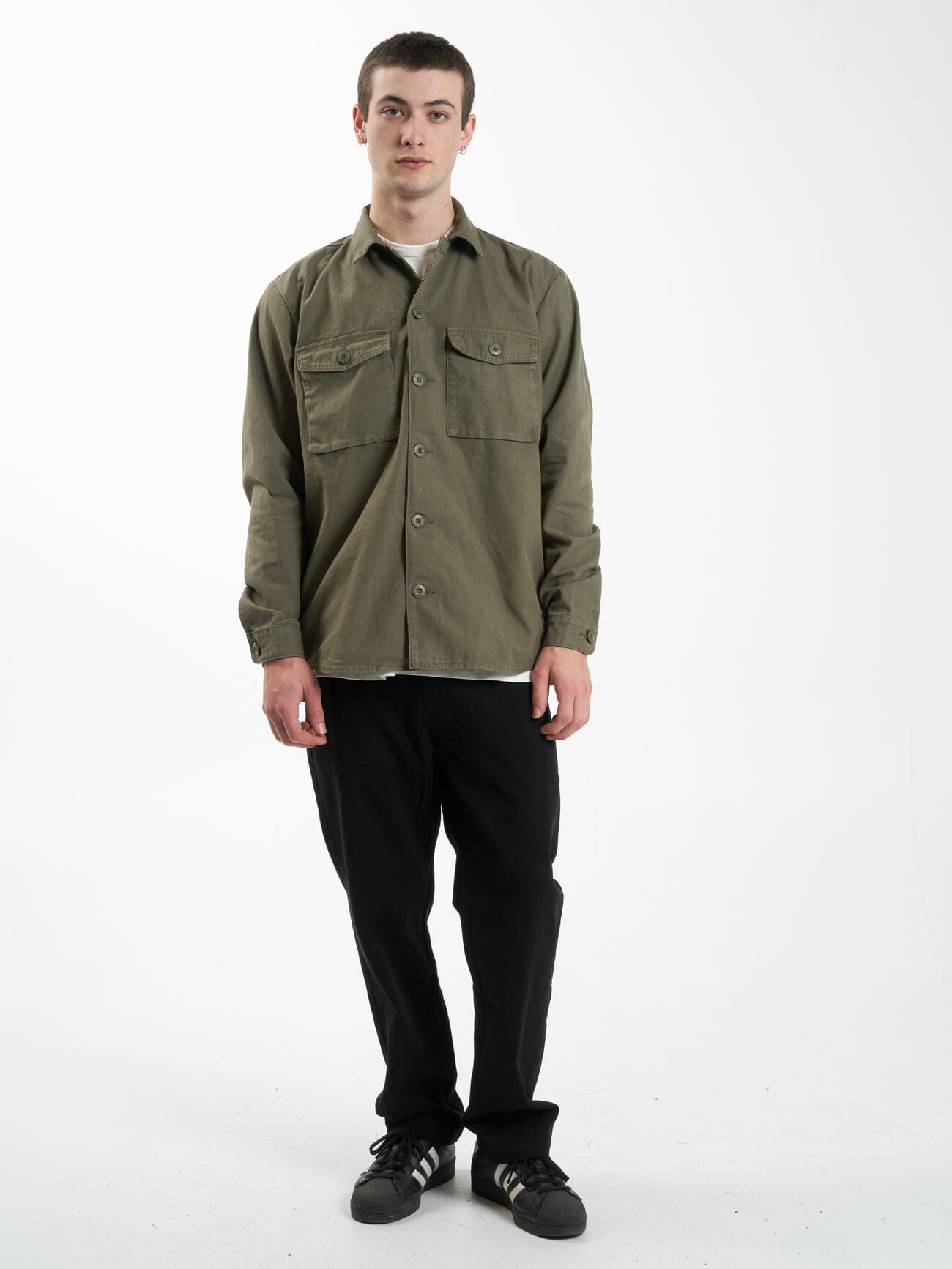 Issued Overshirt - Mild Army