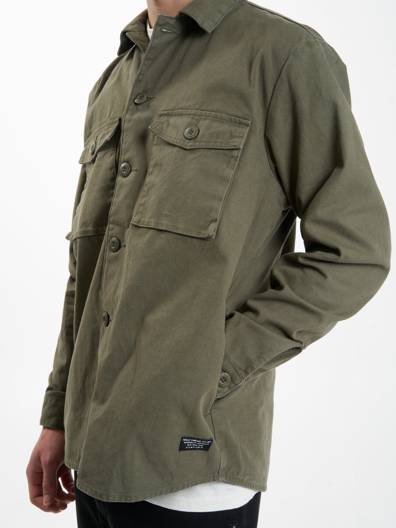 Issued Overshirt - Mild Army