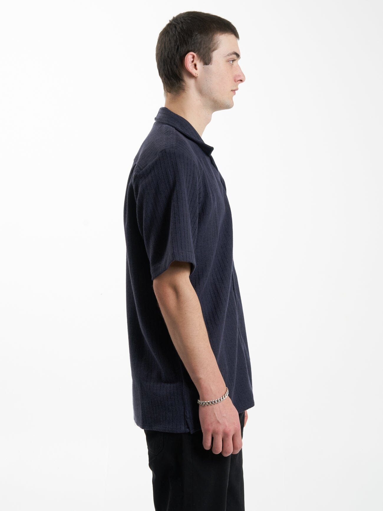 Though Shall Not Bowling Shirt - Midnight Navy