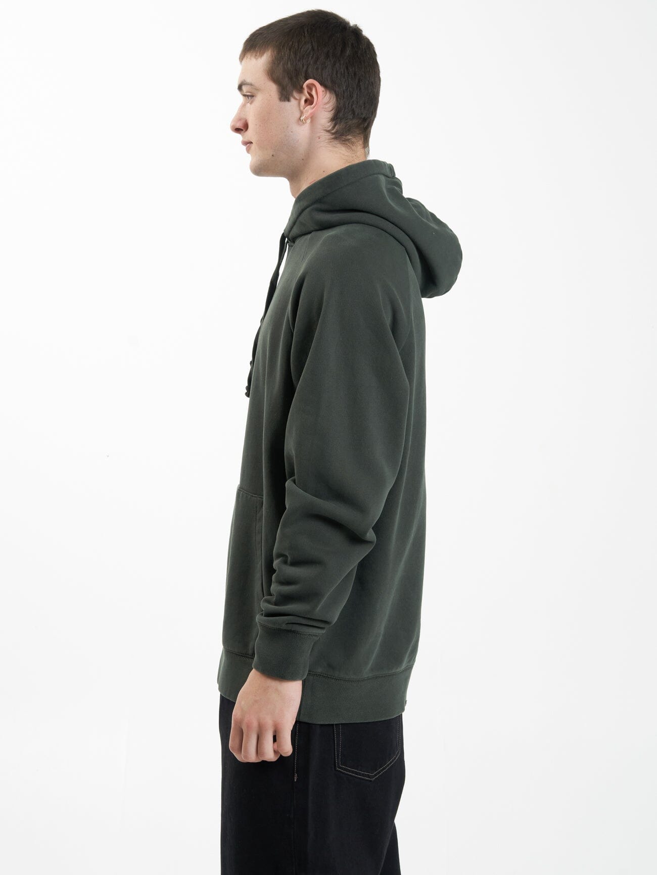 Secret Garden Raglan Pull On Hood - Oil Green