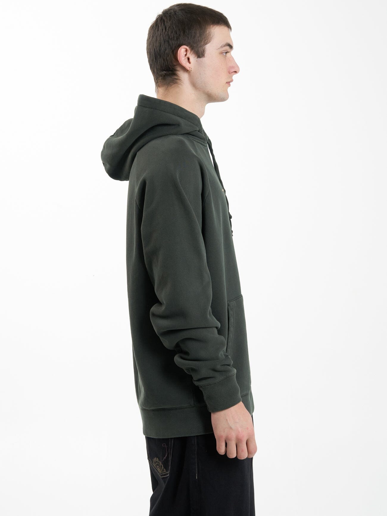 Secret Garden Raglan Pull On Hood - Oil Green