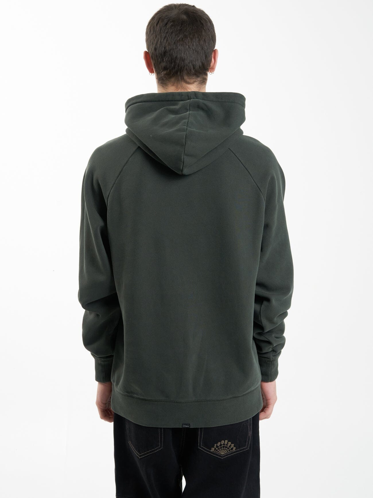 Secret Garden Raglan Pull On Hood - Oil Green