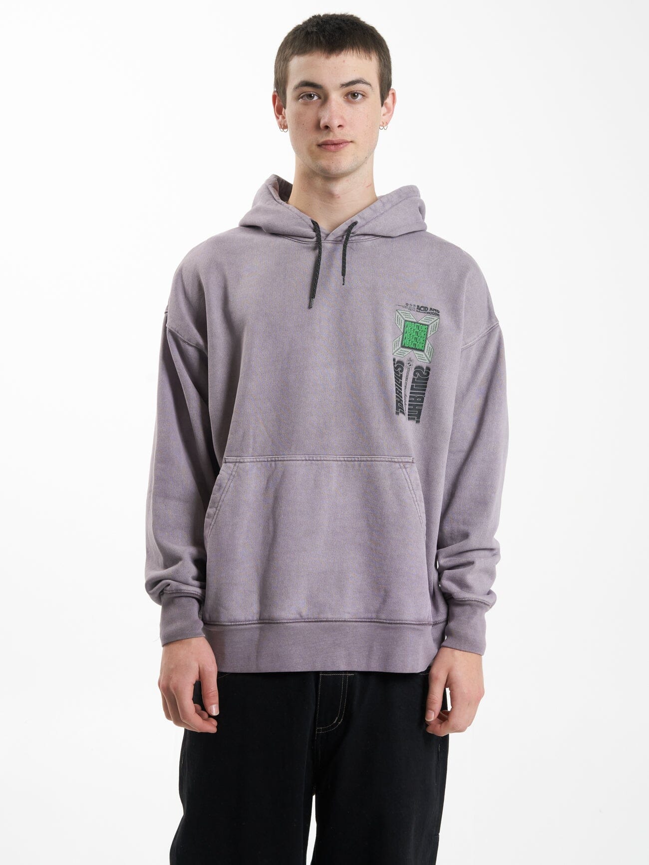 Vibrations Slouch Hood - Mineral Gray