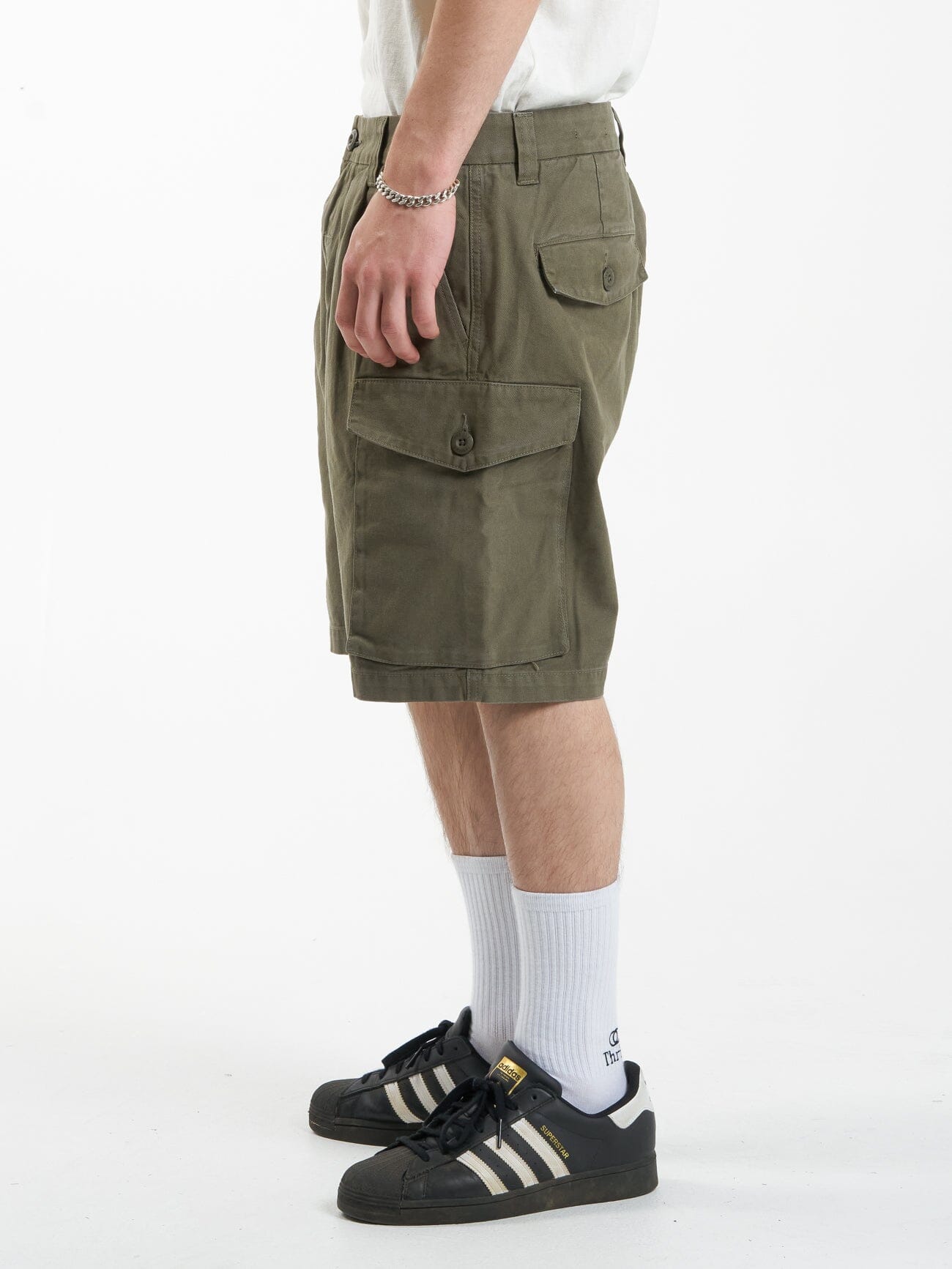 Issued Big Slacker Cargo Short - Mild Army