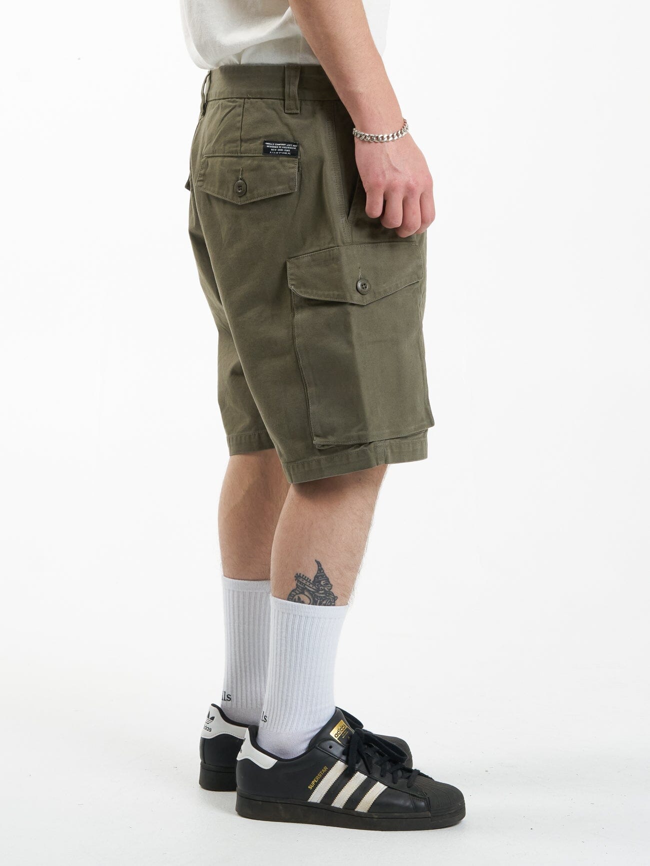 Issued Big Slacker Cargo Short - Mild Army