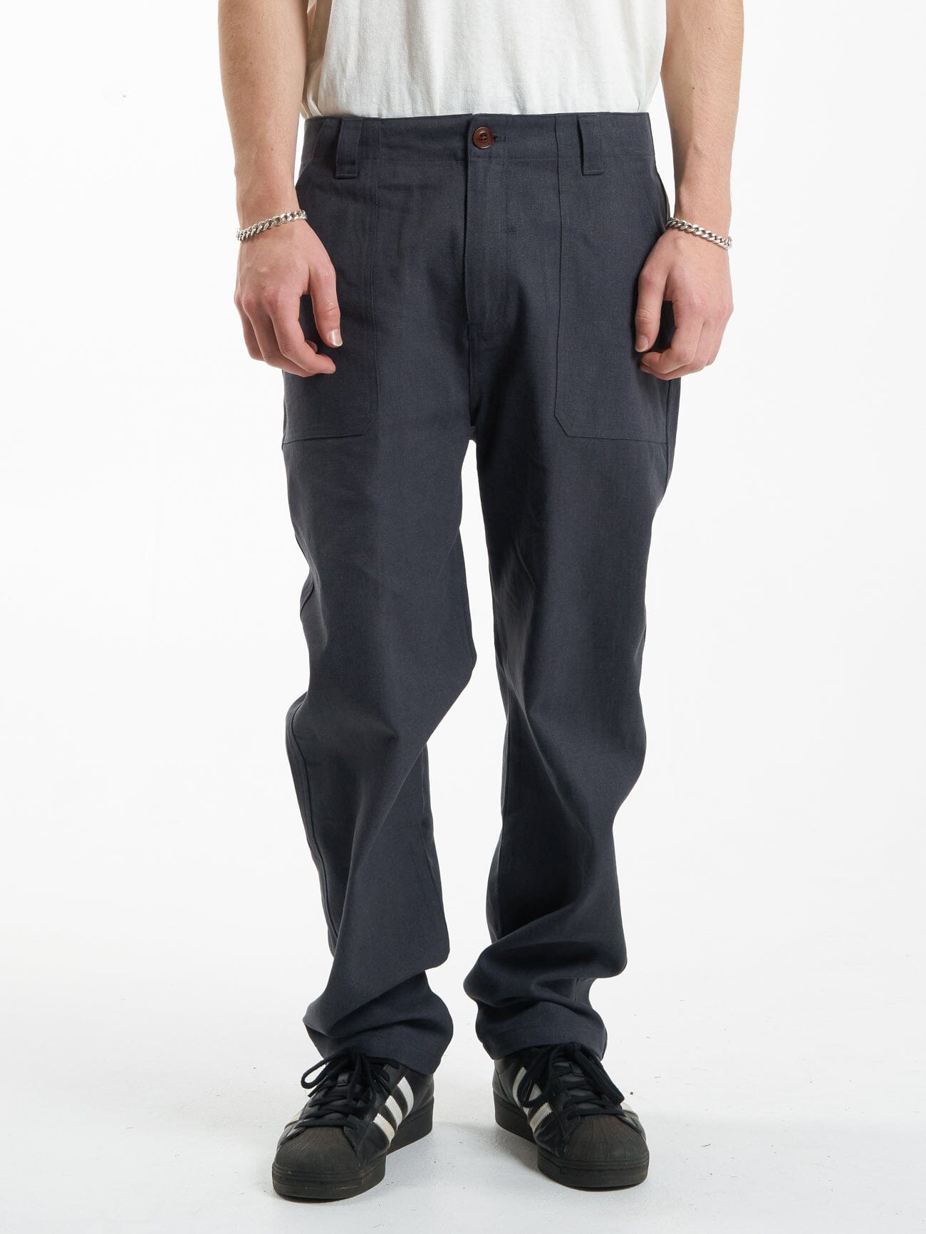 Hemp Thrills Slacker Utility Pant - Slate