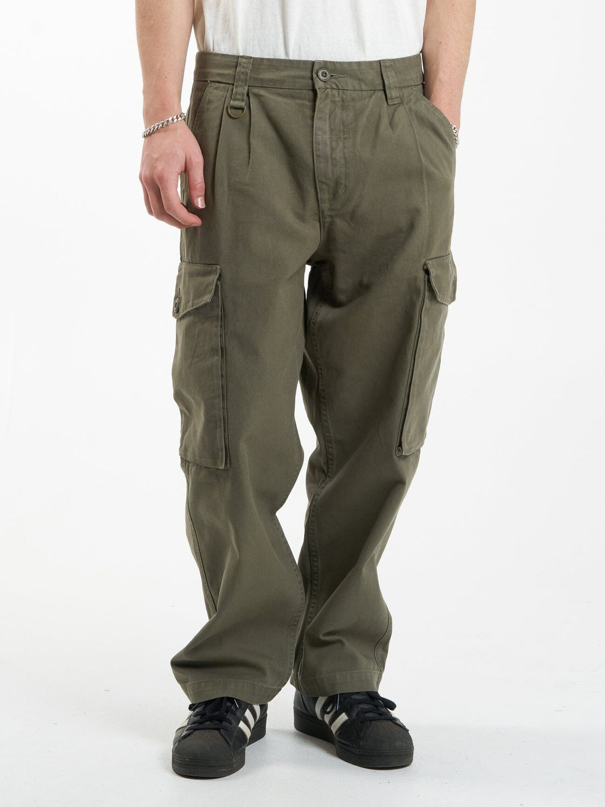 Issued Big Slacker Cargo Pant - Mild Army | Thrills Co. | Thrills Co. USA