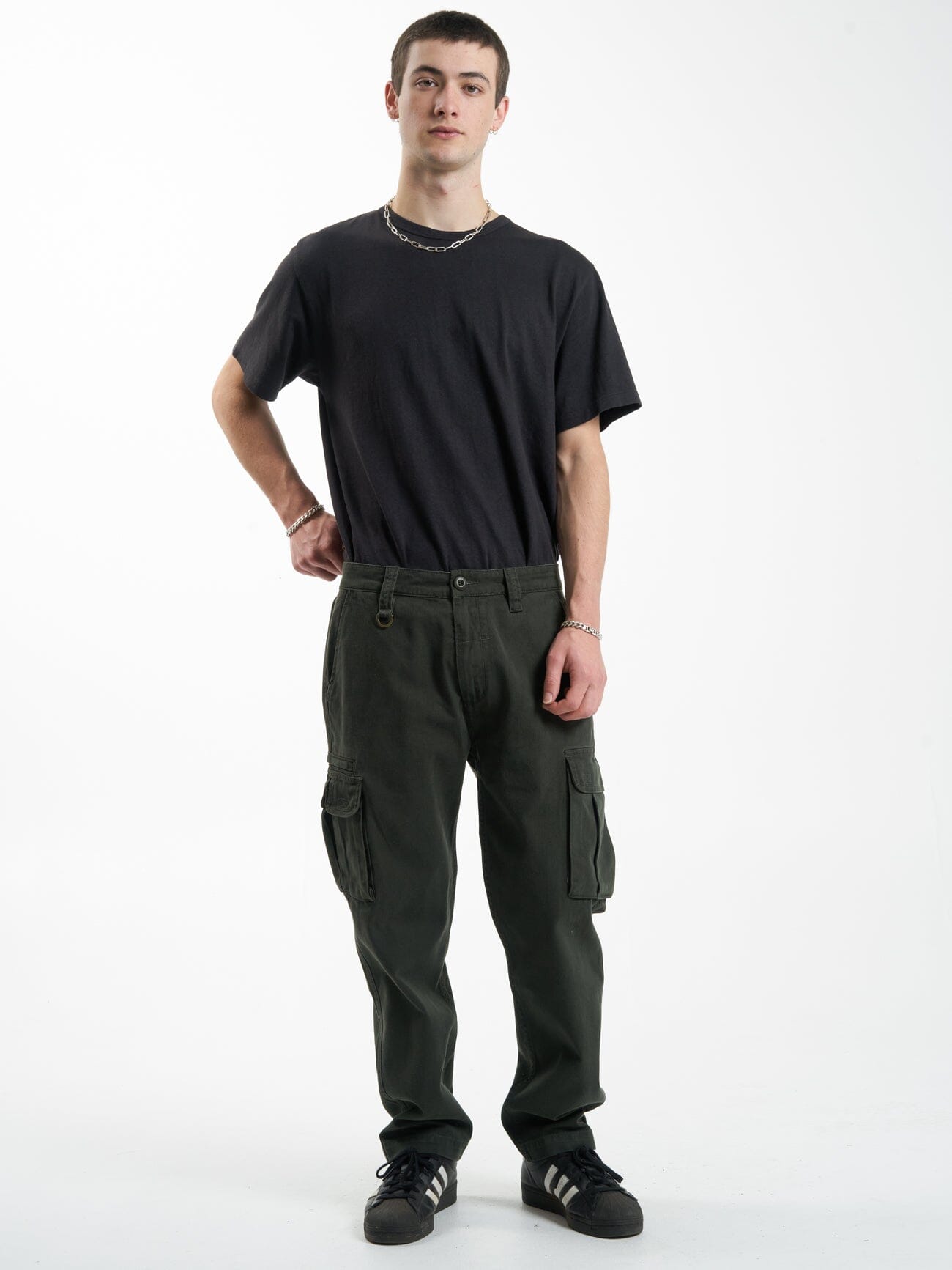 Slacker Union Cargo Pant - Oil Green