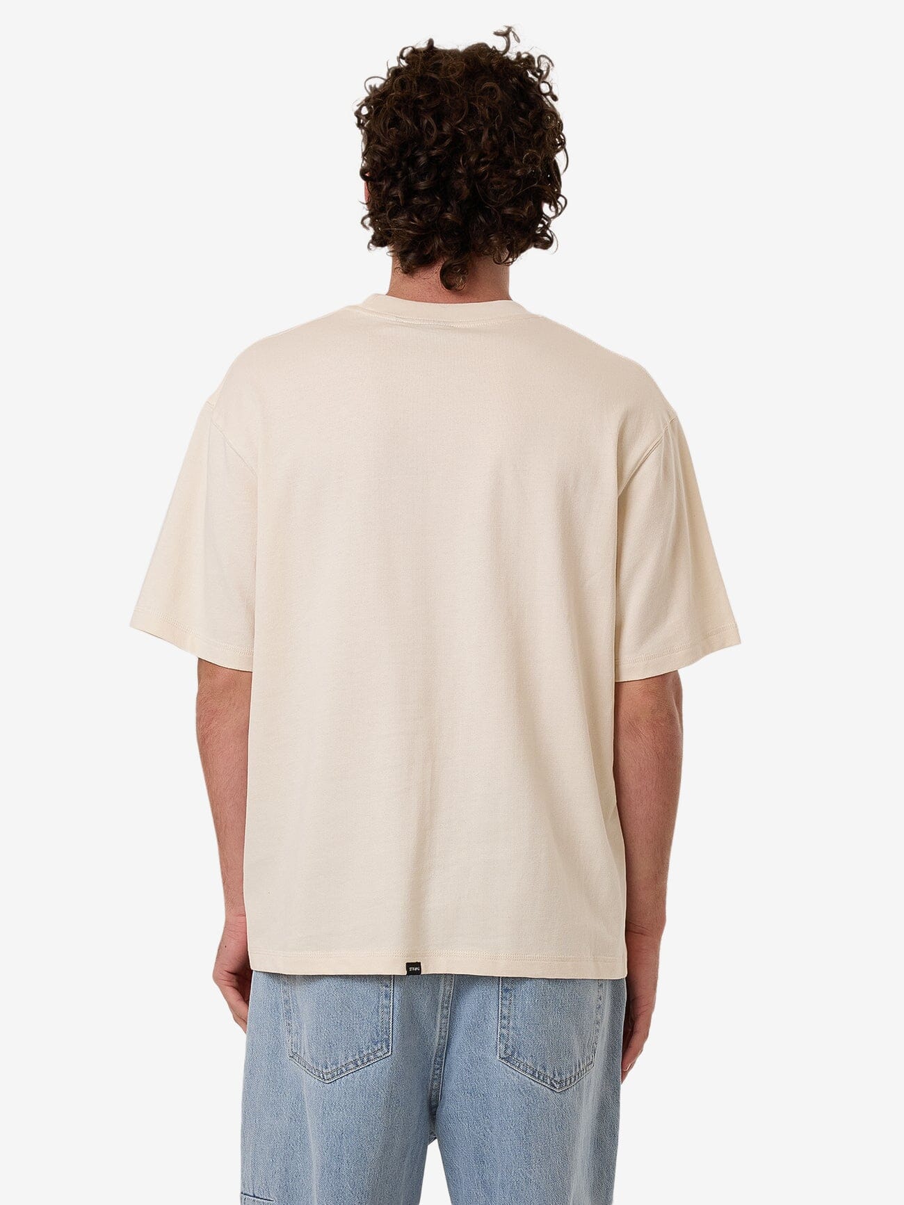 Chain Of Formation Embro Box Fit Oversize Short Tee - Unbleached XS