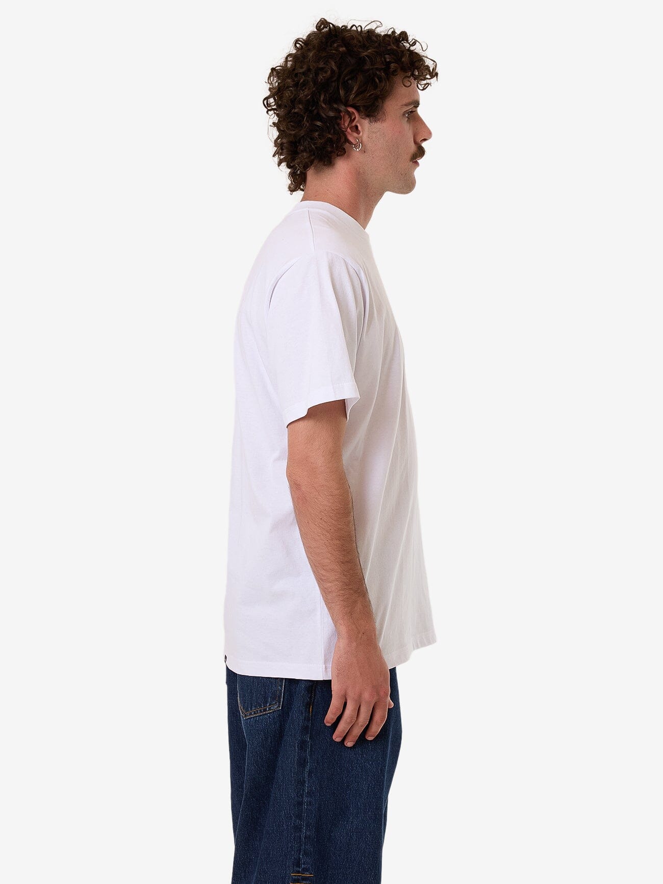 Hazed Merch Fit Tee - White XS