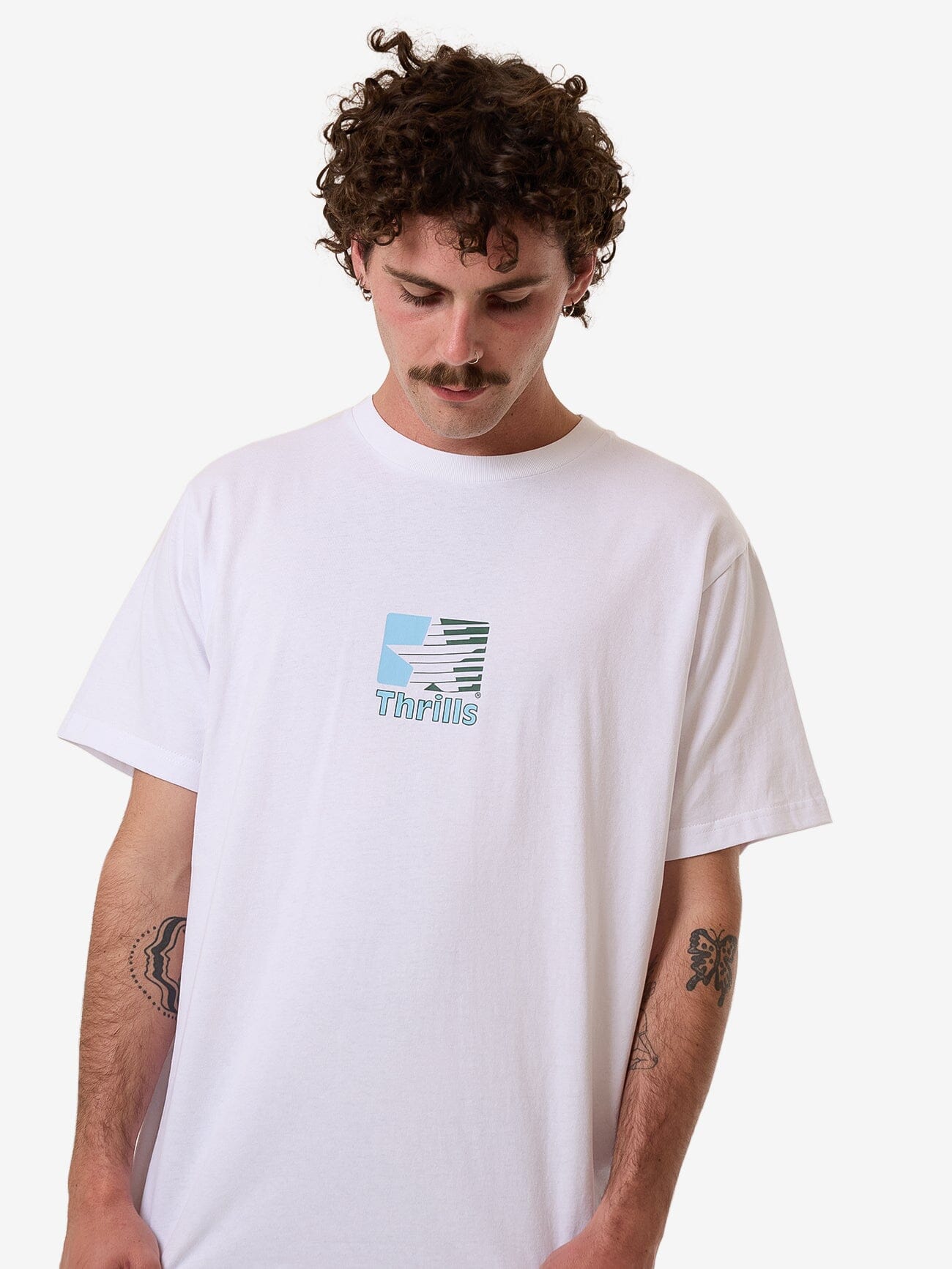 Hazed Merch Fit Tee - White XS