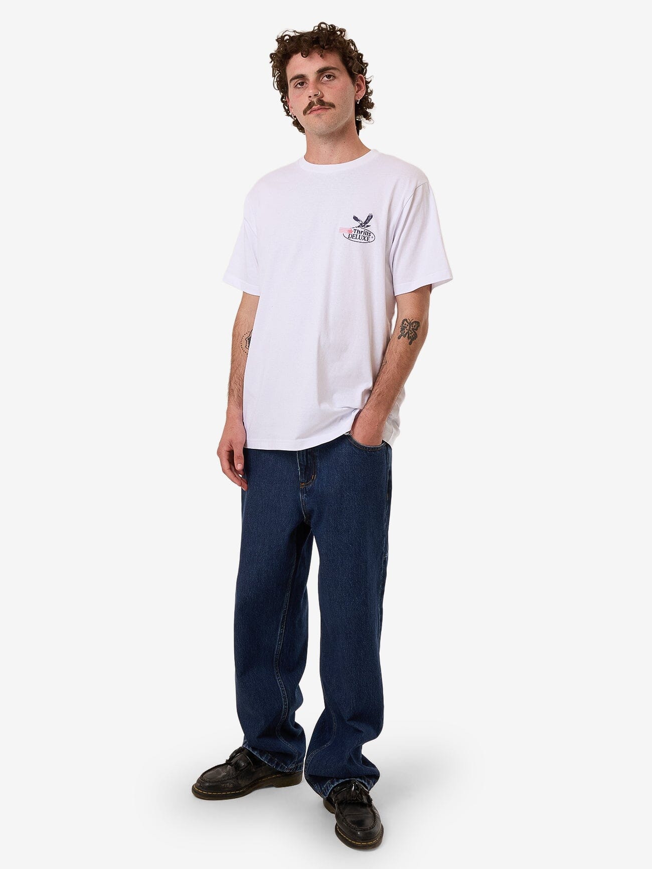 Deluxe Merch Fit Tee - White XS