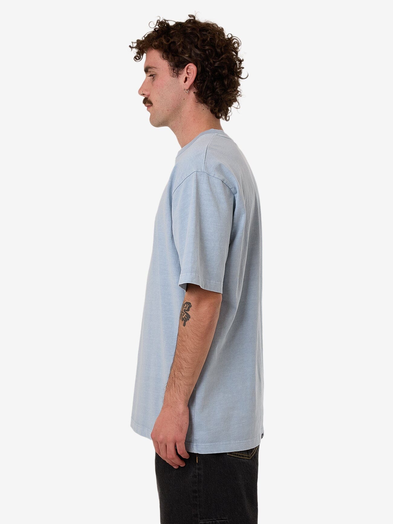 Solace Of Nature Oversize Fit Tee - Blue Fog XS