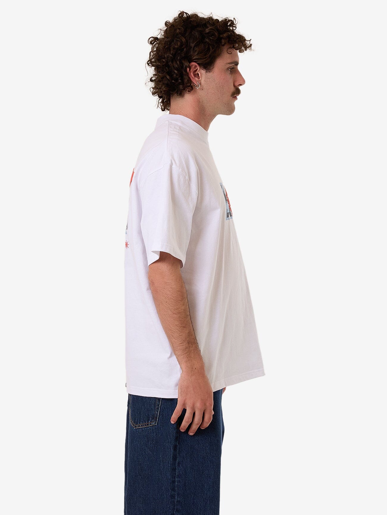 Dream Reality Box Fit Oversize Tee - White XS