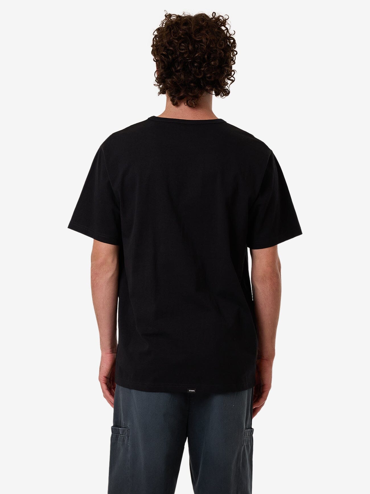 Thrills Workwear Embro Merch Fit Tee - Black XS