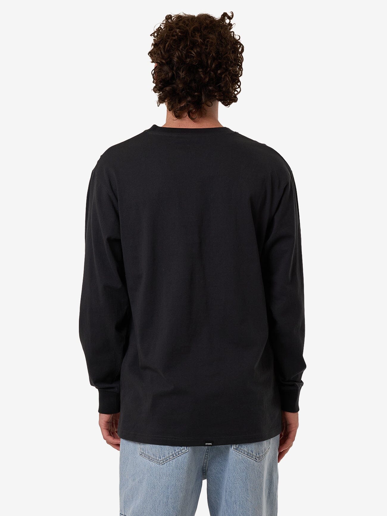 Filter Oversize Fit Long Sleeve Tee - Faded Black XS