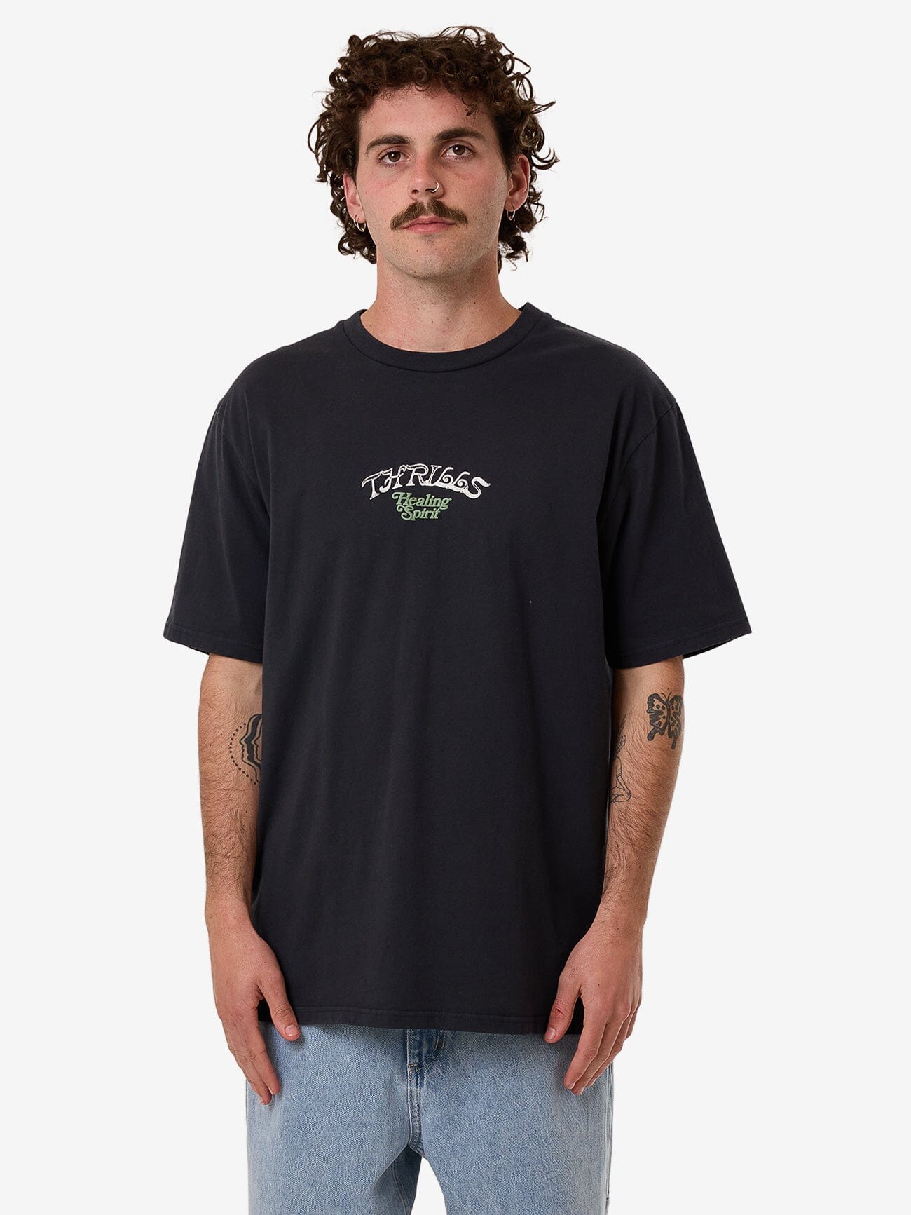 Searchers Oversize Fit Tee - Twilight Black