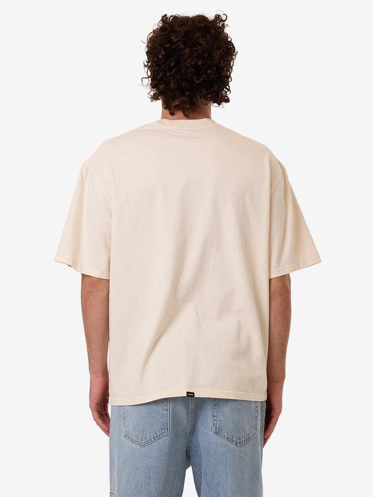 Peace Persuasion Box Fit Oversize Short Tee - Heritage White XS