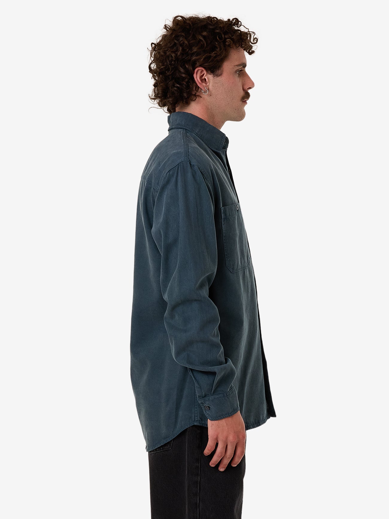 New Issue Long Sleeve Work Shirt - Petrol XS