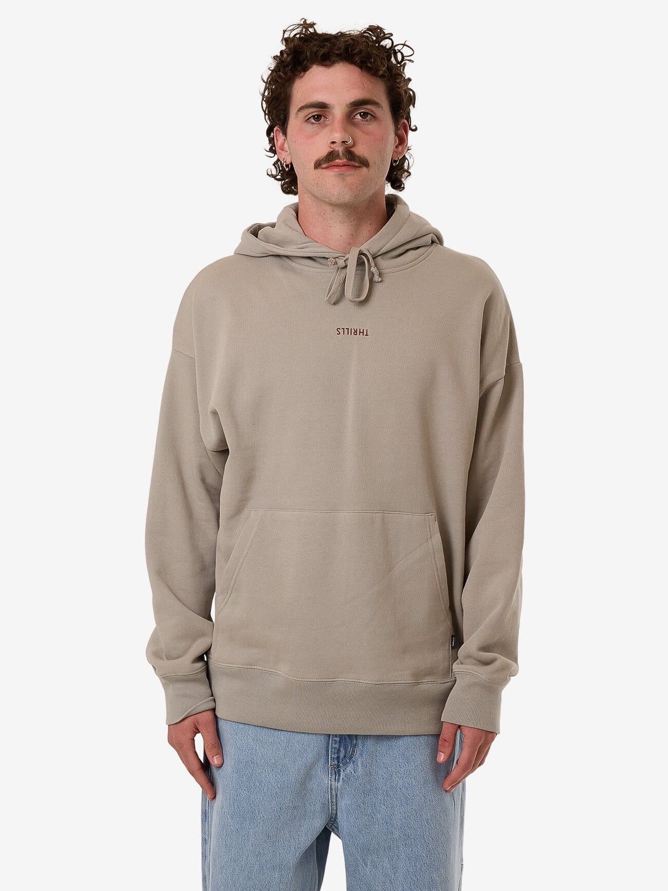 Minimal Thrills Slouch Pull On Hood - String XS