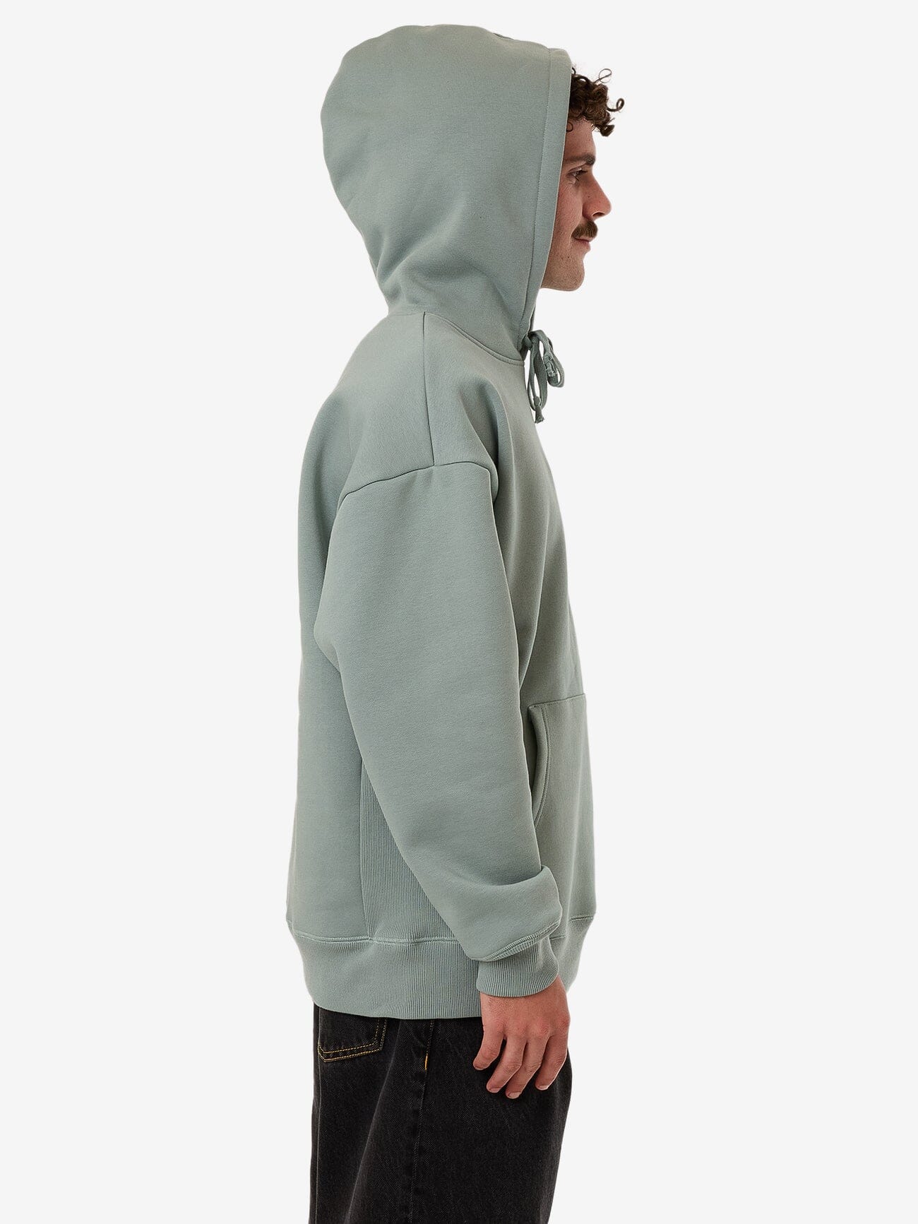 Ambient Connections Slouch Pull On Hood - Chinois Green XS