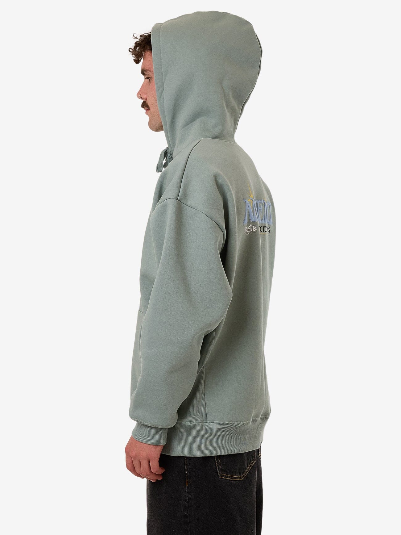 Ambient Connections Slouch Pull On Hood - Chinois Green XS