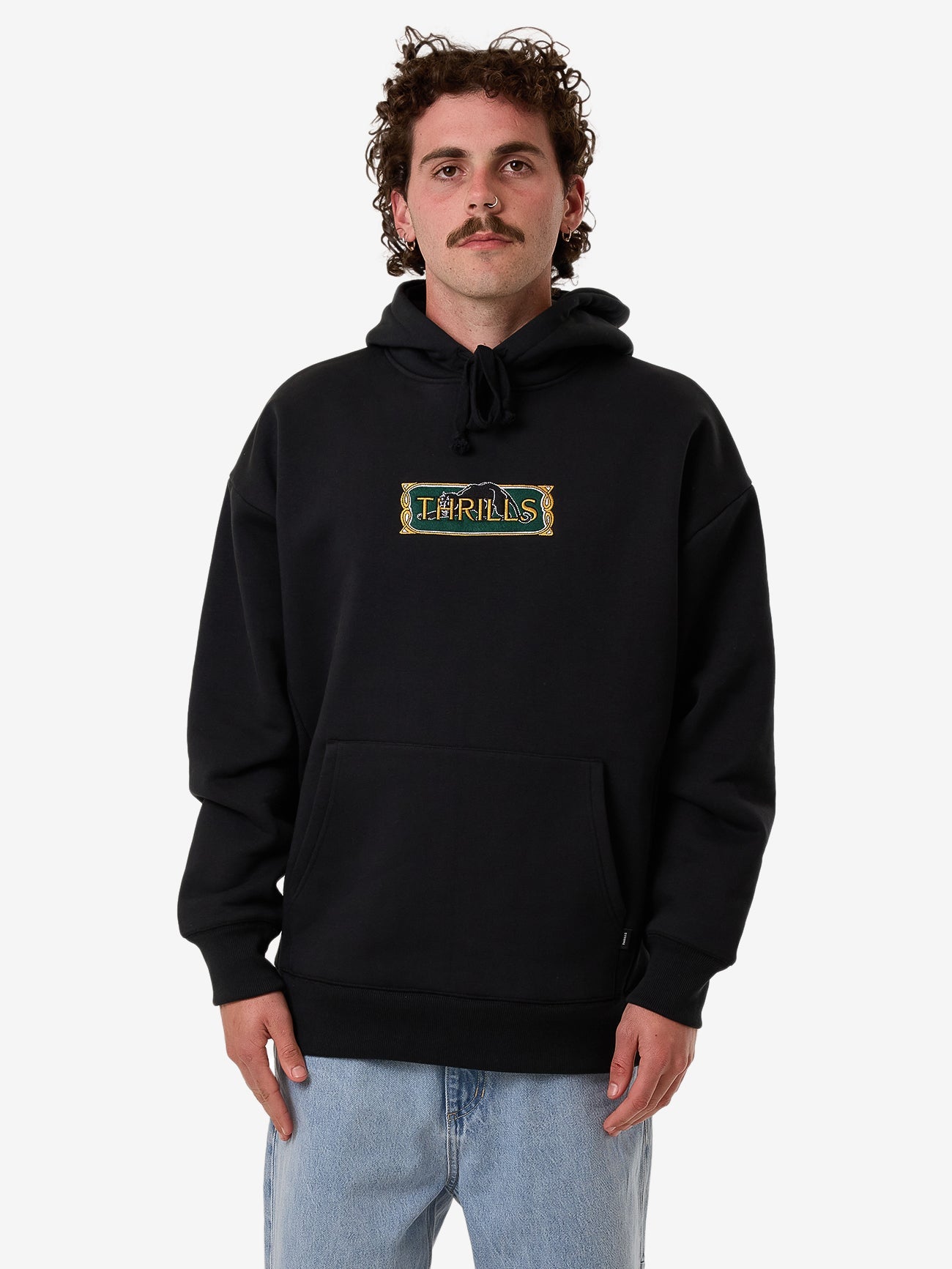 Behind It All Slouch Pull On Hood - Pirate Black XS