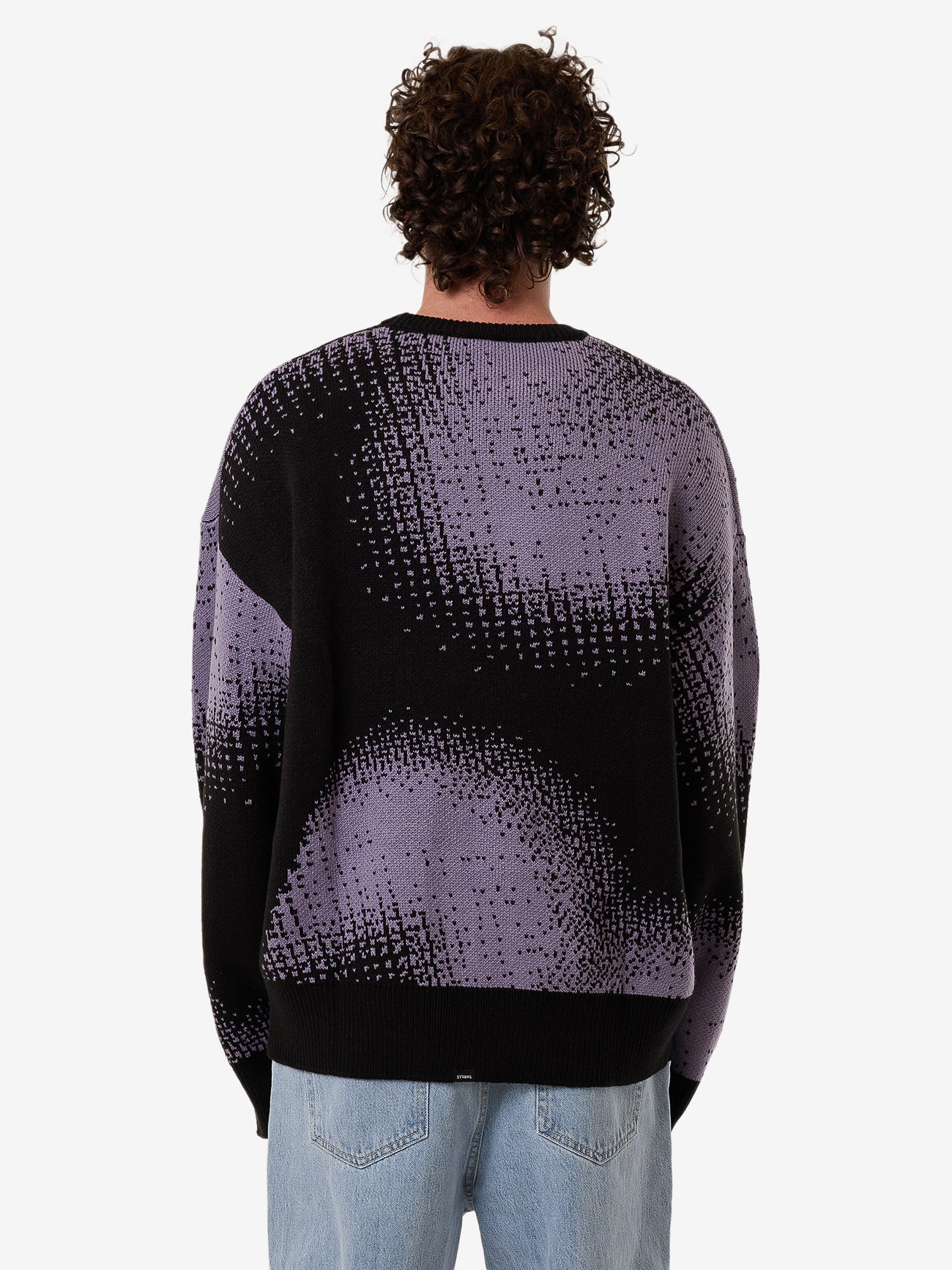 Relax Your Eyes Crew Knit - Black XS