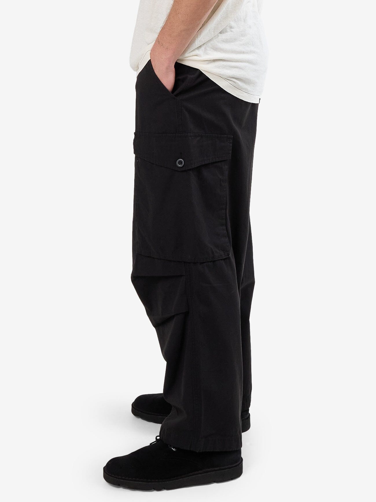 Big Loose Slacker Cargo Pant - Black 28