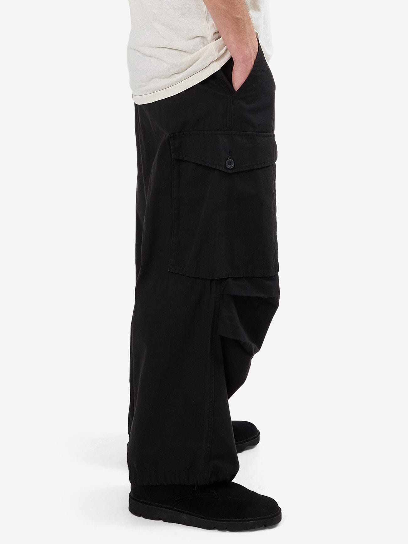 Big Loose Slacker Cargo Pant - Black 28