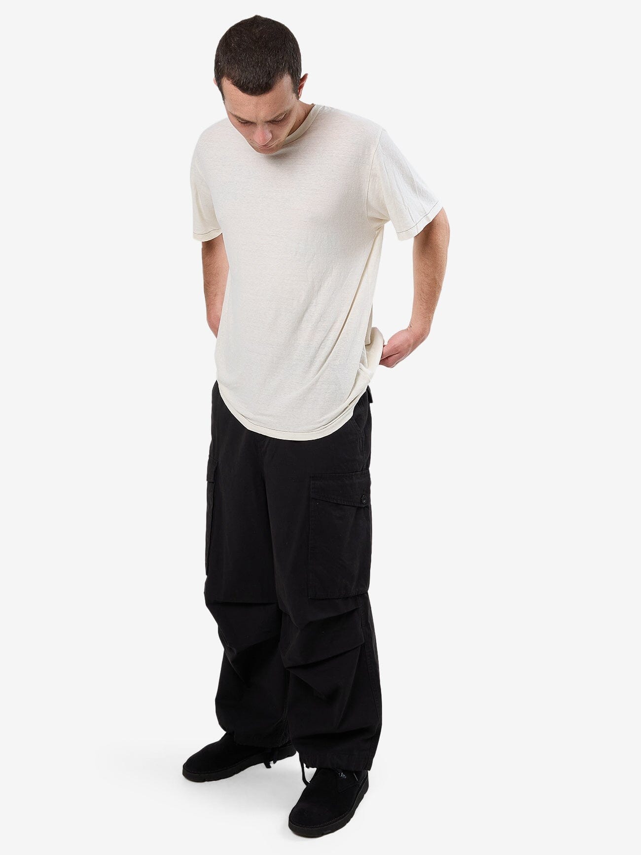 Big Loose Slacker Cargo Pant - Black 28