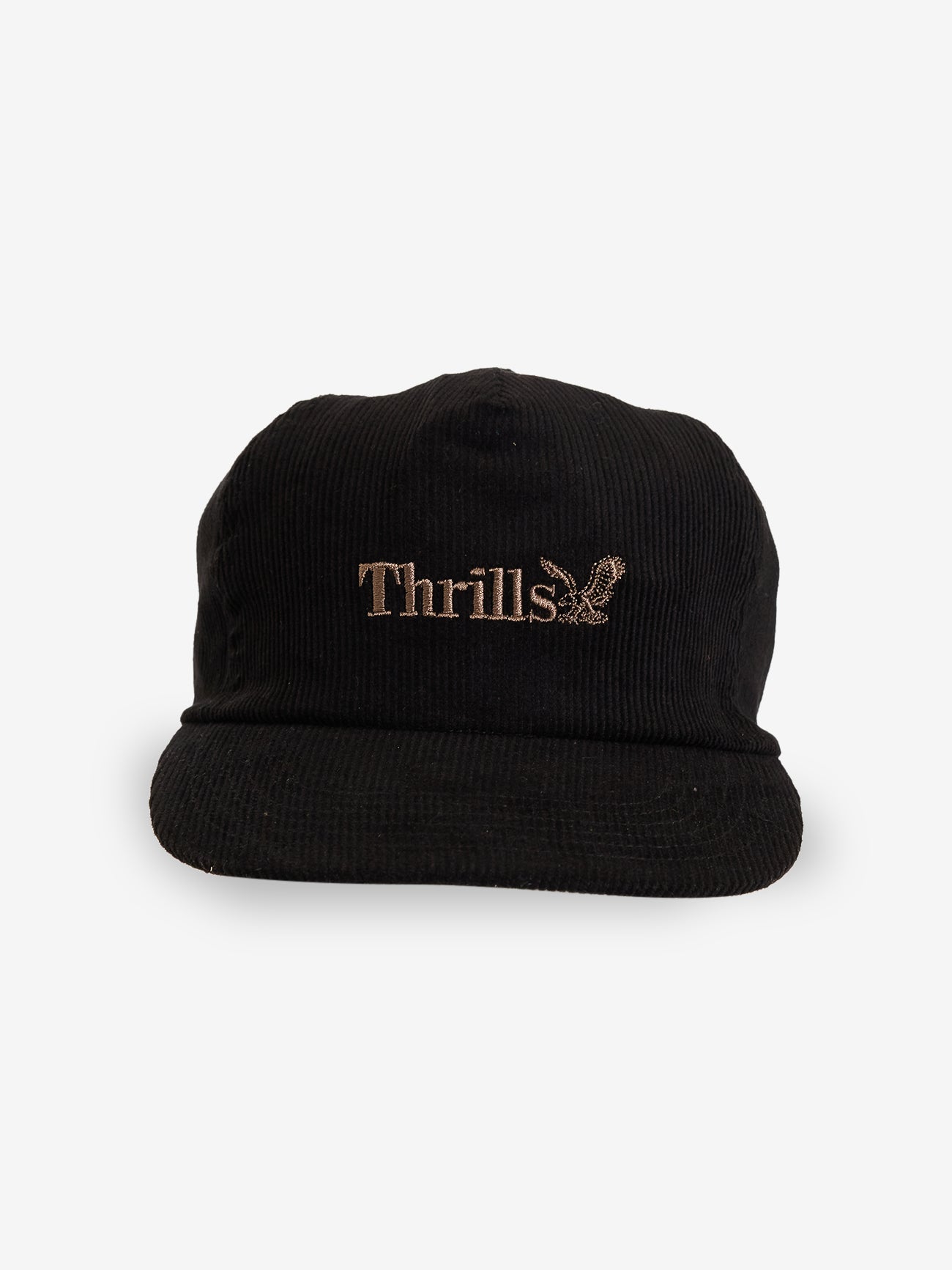 Thrills Workwear 5 Panel Cap - Black One Size