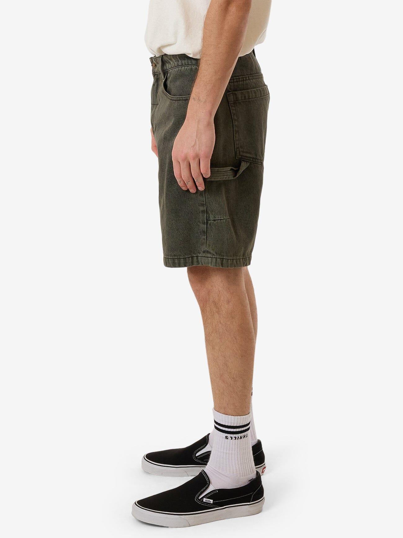 Slacker Denim Short - Light Canteen