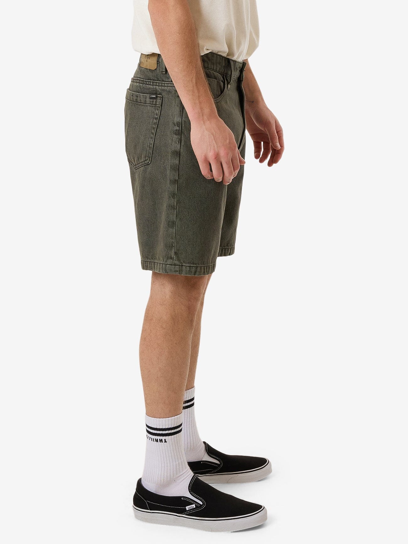 Slacker Denim Short - Light Canteen