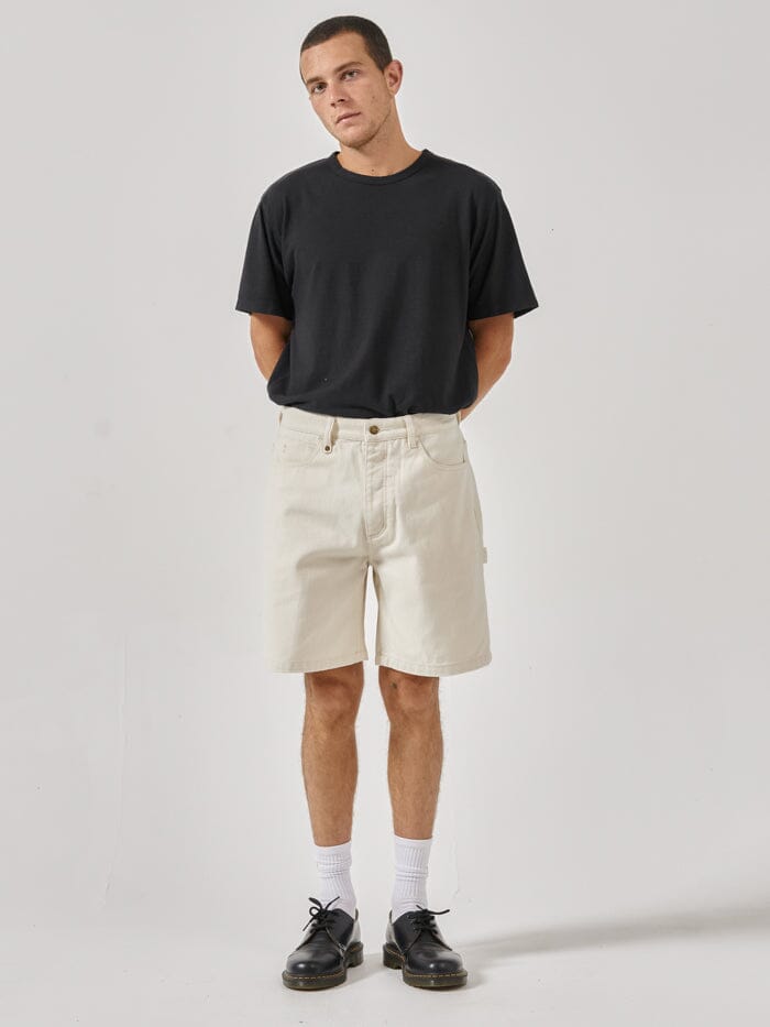 Slacker Denim Short - Heritage White